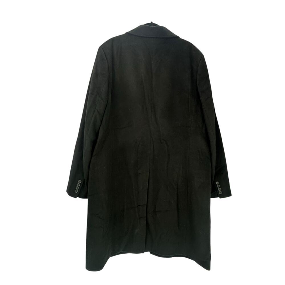 J.Crew Men's Black Rivington Topcoat In Italian Wool Blend Size 42R NWT - Picture 14 of 15